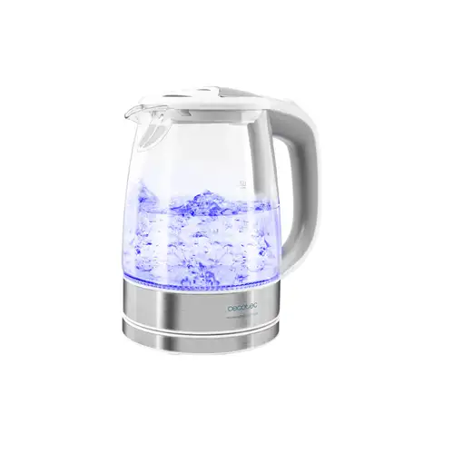 Cecotec 01510 tetera eléctrica 1,7 L 2200 W Transparente, Blanco Cecotec 01510 tetera eléctrica 1,7 L 2200 W Transparente, Blanco
