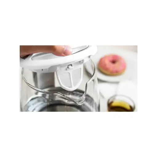 Cecotec 01510 tetera eléctrica 1,7 L 2200 W Transparente, Blanco