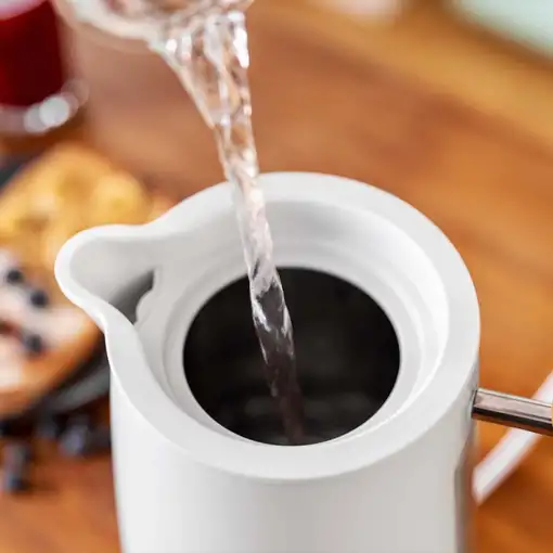 Cecotec 01480 tetera eléctrica 1,7 L 3000 W Marrón, Blanco