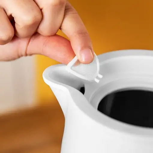 Cecotec 01480 tetera eléctrica 1,7 L 3000 W Marrón, Blanco