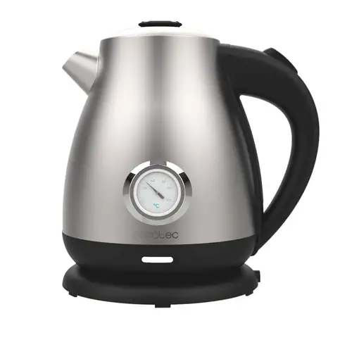 Cecotec Thermosense 620 Retro Steel tetera eléctrica 1,7 L 2200 W Acero inoxidable