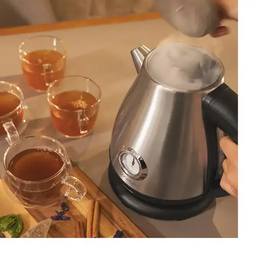 Cecotec Thermosense 620 Retro Steel tetera eléctrica 1,7 L 2200 W Acero inoxidable