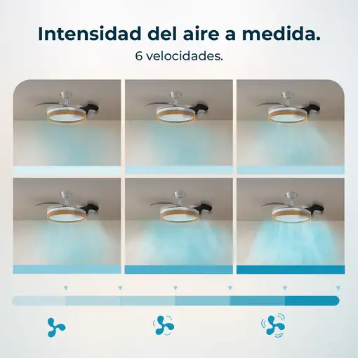 Ventiladores techo Blanco CECOTEC
