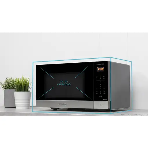 Cecotec ProClean 6010 Inox Acero inoxidable Solo microondas Encimera 23 L 800 W