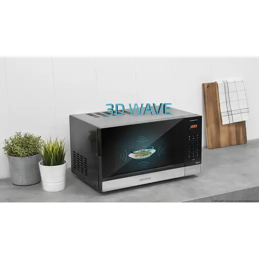 Cecotec ProClean 6010 Inox Acero inoxidable Solo microondas Encimera 23 L 800 W
