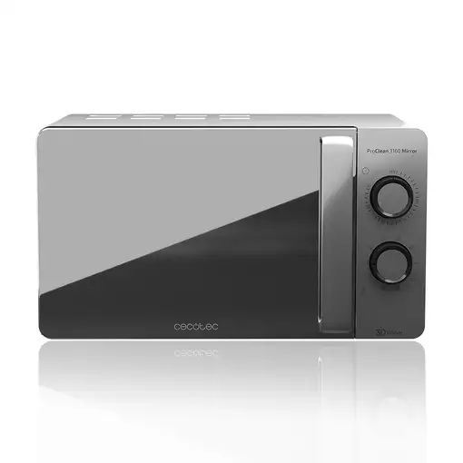 Cecotec ProClean 3160 Mirror Gris Microondas con grill Encimera 20 L 700 W