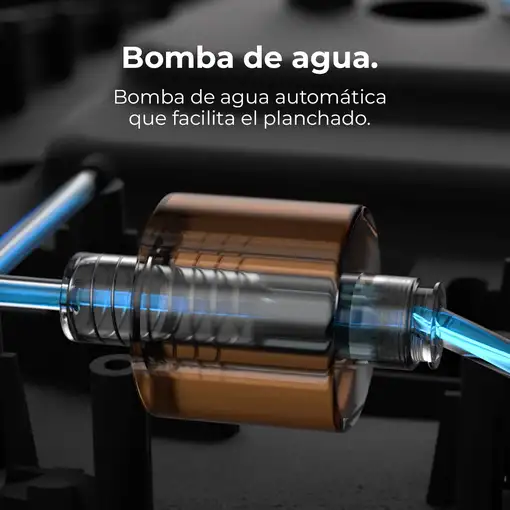 Plancha a vapor suela anodizada ultradeslizante turbo anodized pro 3200 W Negro