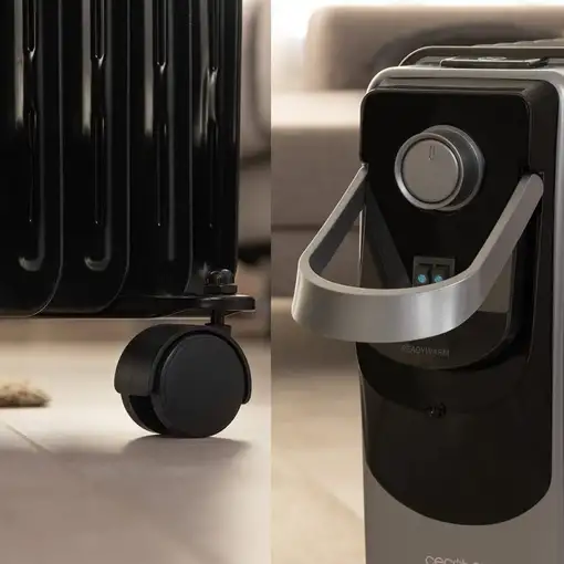 Cecotec 05887 calefactor eléctrico Interior Negro 1500 W Radiador de aceite eléctr