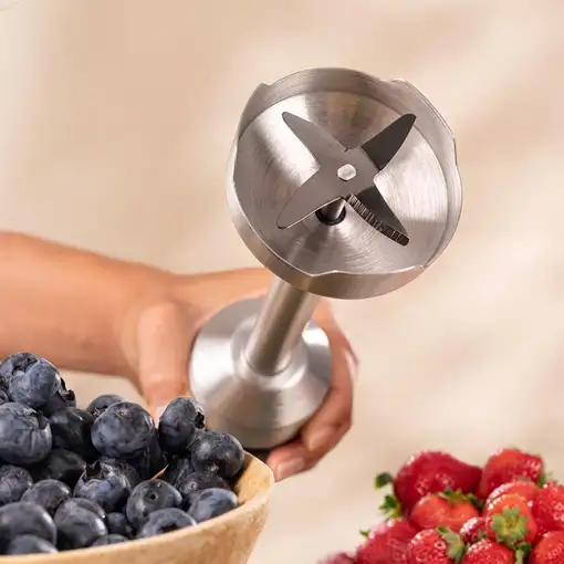 Cecotec Power Mixer RetroYellow 1200MAX Cream&Crush 0,5 L Batidora de inmersión