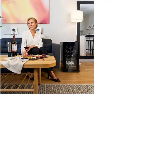 Cecotec GrandSommelier 15000 Nevera de vino Independiente Negro 15 botella(s)