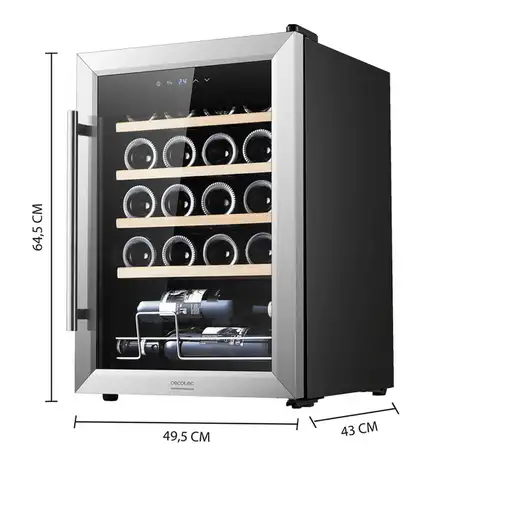 Vinoteca GrandSommelier 2050 Inox Compressor