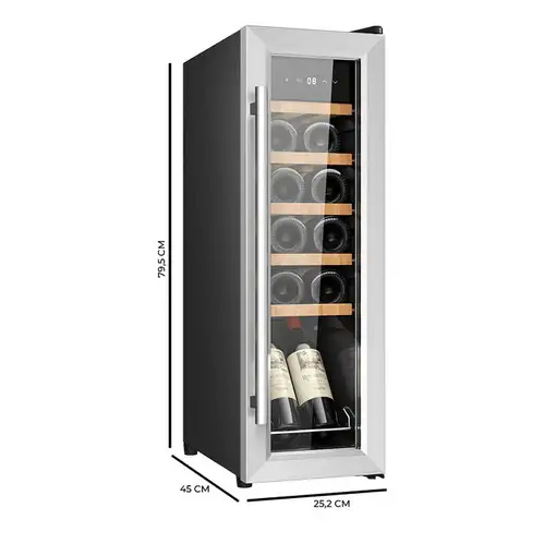 Cecotec Vinoteca GrandSommelier 1250 CoolWood Compressor