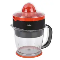 JATA JEEX1422 prensa de cítricos eléctricos 1,2 L 40 W Negro, Rojo, Transparente