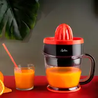 JATA JEEX1422 prensa de cítricos eléctricos 1,2 L 40 W Negro, Rojo, Transparente