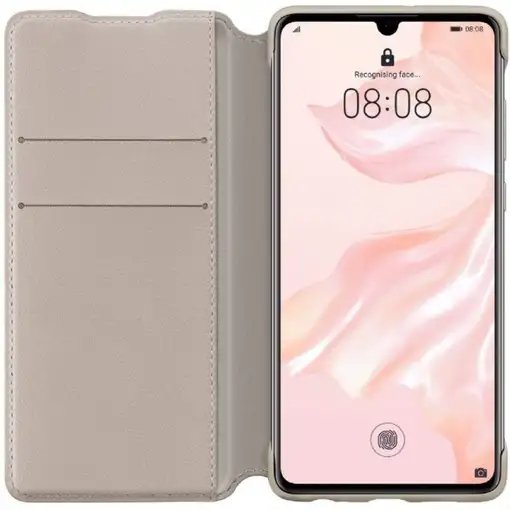 Huawei 51992858 funda para teléfono móvil 15,5 cm (6.1") Funda cartera Caqui