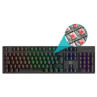 Hiditec GK400 ARGB teclado Juego USB Negro