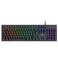 Hiditec GK400 ARGB teclado Juego USB Negro