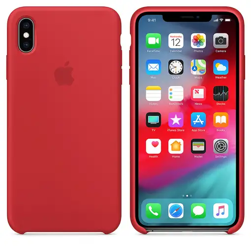 Apple MRWH2ZM/A funda para teléfono móvil 16,5 cm (6.5") Funda blanda Rojo
