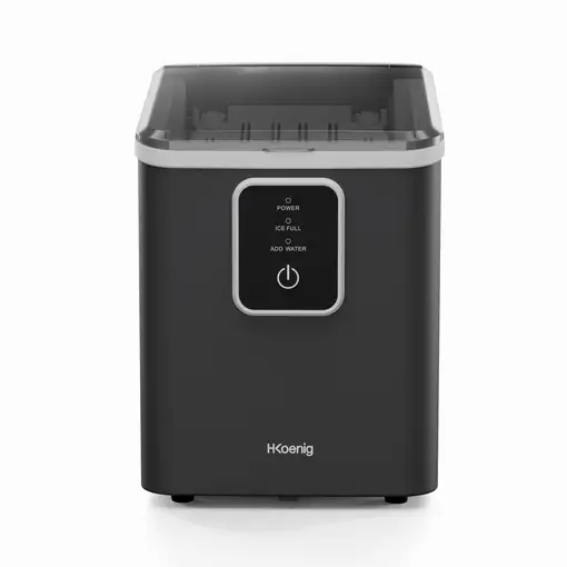 Máquina de hielo H.Koenig KUB12 compacta 12kg/día, 2 tamaños de hielo en casa