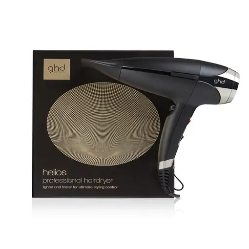 Secador de pelo profesional negro 2200W, 2 niveles de temperatura, Helios GHD