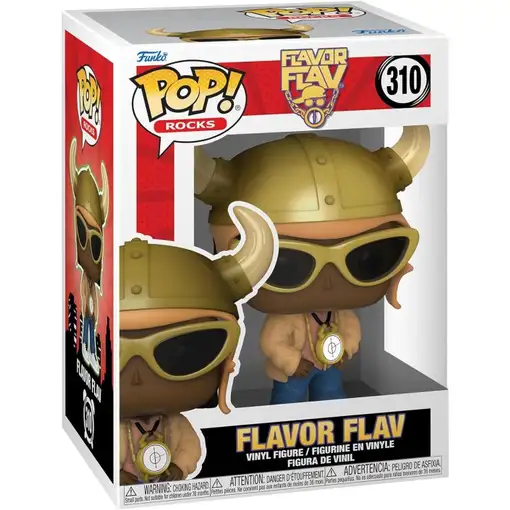 Figura Funko Pop! Rocks Flavor Flav Modelo 310 | 65698 | Outlet Caja Abierta