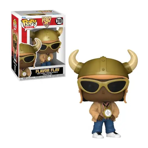 Figura Funko Pop! Rocks Flavor Flav Modelo 310 | 65698 | Outlet Caja Abierta