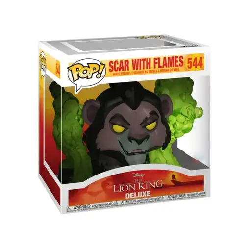 Figura Funko Pop! Disney El Rey León Scar en llamas Modelo 544 | 38929