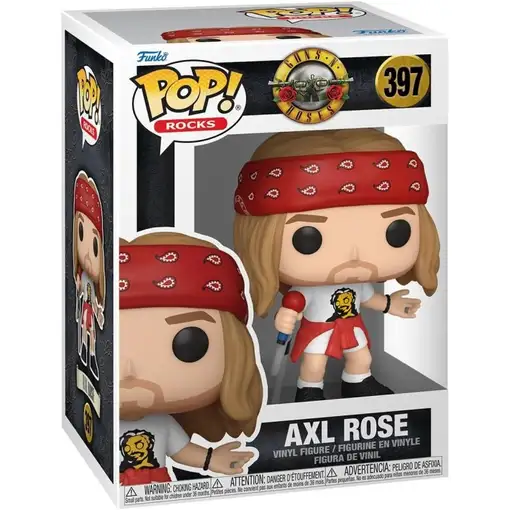 Figura Funko Pop! Rocks Guns N' Roses Axl Rose Modelo 397 | 80482 Edición Chase
