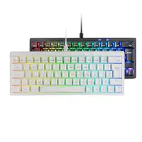 Mars Gaming MKMINIPRO, Teclado Mecánico Ultra-Compacto 60%, Switches Mecánicos Hot