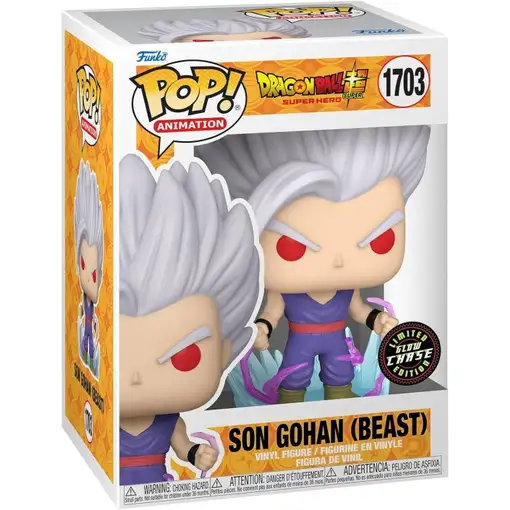 Figura Funko Pop! Dragon Ball Super Hero Son Gohan Bestia Modelo 1703 | 75636