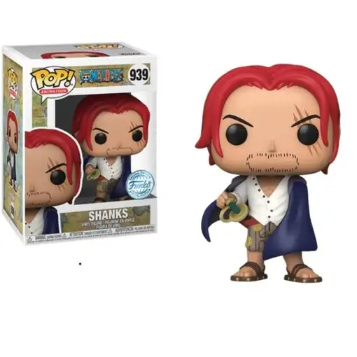 Figura Funko Pop! One Piece Shanks Modelo 939 | 55602 Edición Especial de Funko