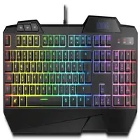 Krom Krusher teclado Ratón incluido Juego USB Negro