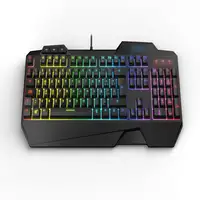 Krom Krusher teclado Ratón incluido Juego USB Negro