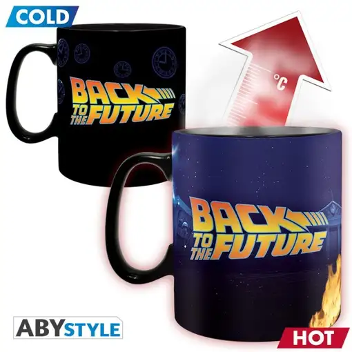 Taza Térmica de Cerámica Abystyle Regreso al Futuro Modelo DeLorean