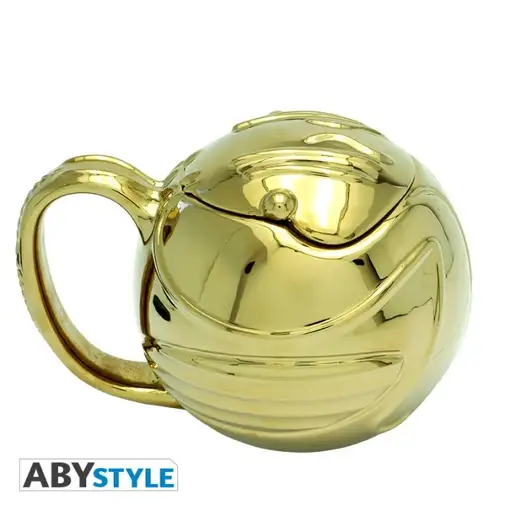Taza de Cerámica Abystyle Harry Potter Modelo Snitch Dorada