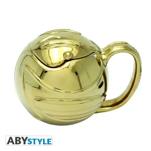 Taza de Cerámica Abystyle Harry Potter Modelo Snitch Dorada
