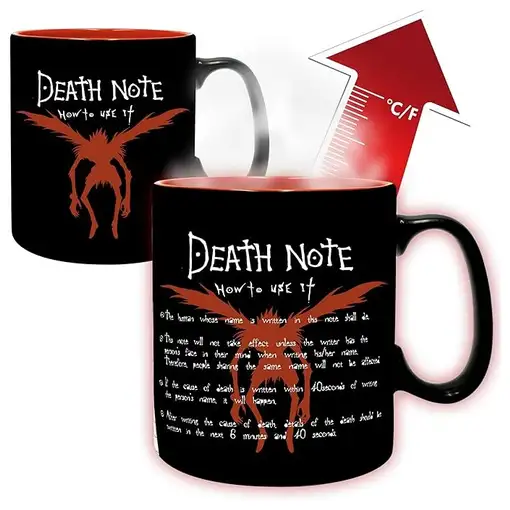 Taza Térmica de Cerámica Abystyle Death Note Modelo L & Light