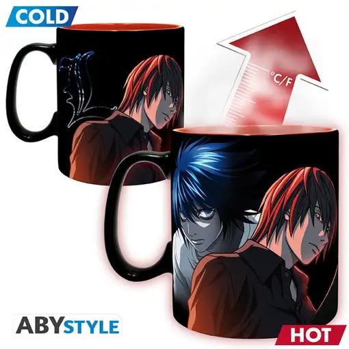 Taza Térmica de Cerámica Abystyle Death Note Modelo L & Light