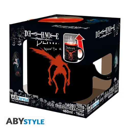 Taza Térmica de Cerámica Abystyle Death Note Modelo L & Light