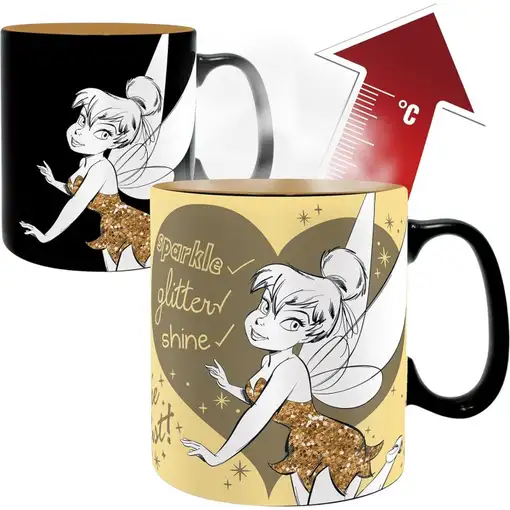 Taza Térmica de Cerámica Abystyle Disney Modelo Campanilla