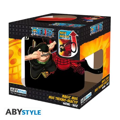 Taza Térmica de Cerámica Abystyle One Piece Modelo Zoro y Sanji