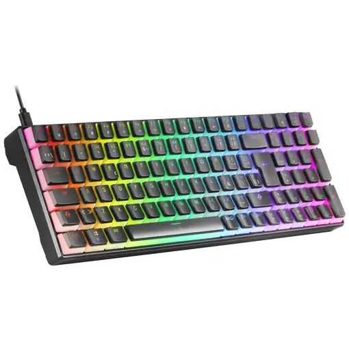 Mars Gaming MKULTRA Teclado Mecánico Negro RGB Compacto 96% Switch Outemu SQ Azul