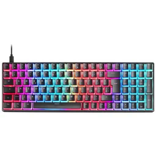 Mars Gaming MKULTRA Teclado Mecánico Negro RGB Compacto 96% Switch Outemu SQ Azul