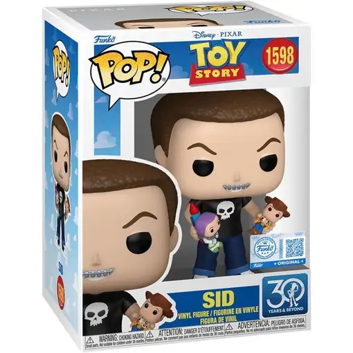 Figura Funko Pop! Disney Toy Story 30 Aniversario Sid Modelo 1598 | 87189