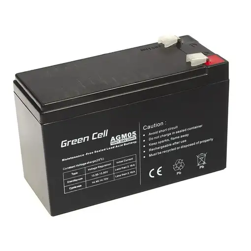 Green Cell AGM05 batería para sistema ups Sealed Lead Acid (VRLA) 12 V 7,2 Ah