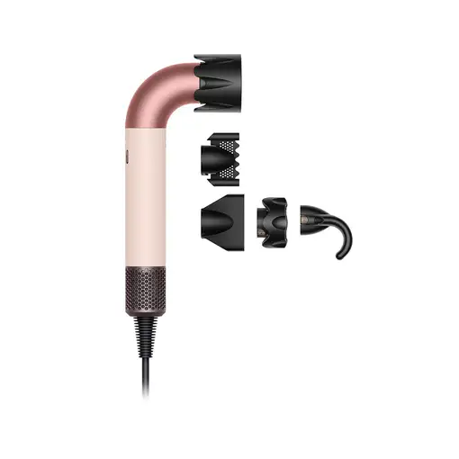 Secador de pelo, 5 accesorios, Ceramic Pink/ Rose Gold, HD17 Supersonic R DYSON