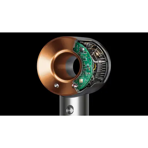 Secador de pelo iónico, 1600W, cobre/niquel, HD07 Supersonic DYSON