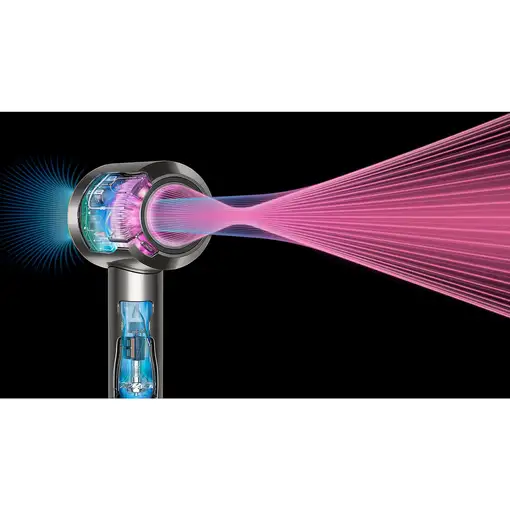 Secador de pelo iónico, 1600W, cobre/niquel, HD07 Supersonic DYSON