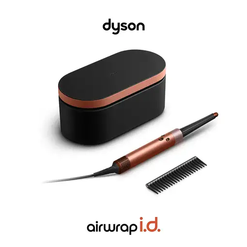 Moldeador multistyler y secador Amber Silk, HS08 Airwrap ID Curly + Coily DYSON
