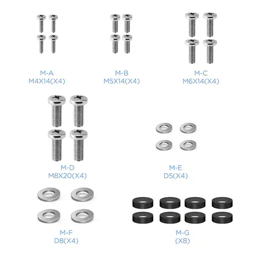 TooQ LP1942TN-B soporte para TV 106,7 cm (42'') Negro